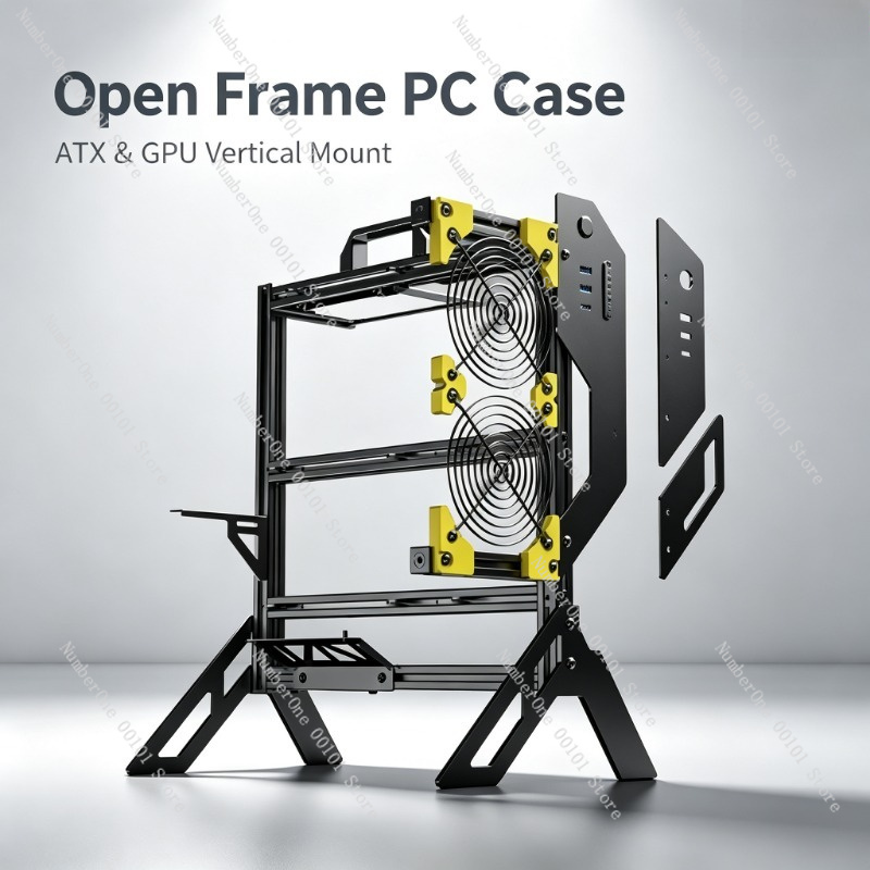 Boîtier PC en aluminium à cadr - Aluminum Open Frame Test Bench Water Cooling avis et prix