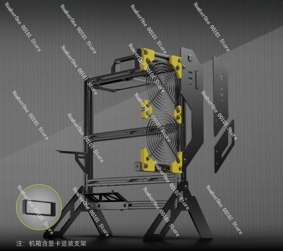 Boîtier PC en aluminium à cadr - Aluminum Open Frame Test Bench Water Cooling avis et prix